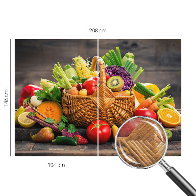 Dekoratív fotótapéta nappaliba Gyümölcsös gazdagság