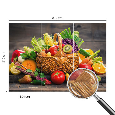 Dekoratív fotótapéta nappaliba Gyümölcsös gazdagság