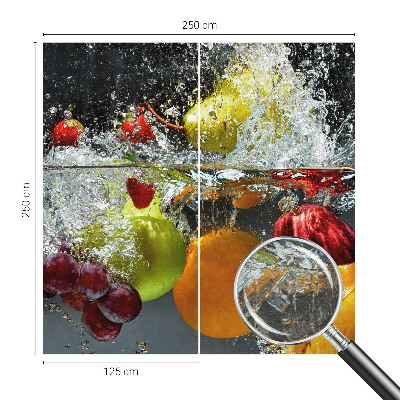 Óriás fotótapéta Gyümölcs a vízben