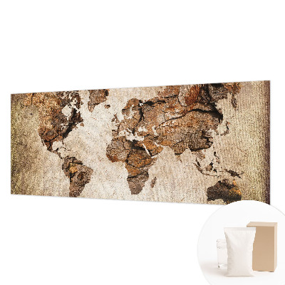 Fali poszter tapéta Fa térkép