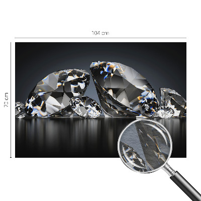 Fotótapéta hálószobába Kristály szépség