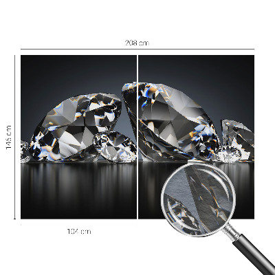 Fotótapéta hálószobába Kristály szépség