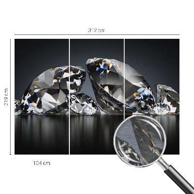 Fotótapéta hálószobába Kristály szépség