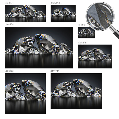 Fotótapéta hálószobába Kristály szépség