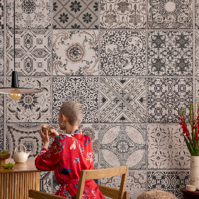 Fotótapéta nappaliba Csempe minták
