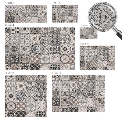 Fotótapéta nappaliba Csempe minták