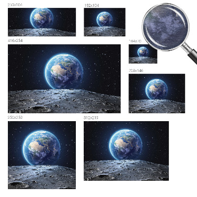 Modern fotótapéta méretre Kozmikus panoráma