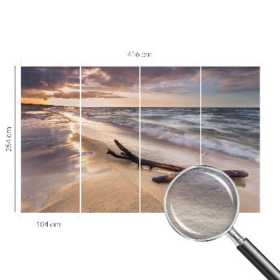 Dekoratív fotótapéta nappaliba Nyugati strand