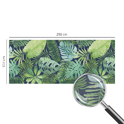 Vlies fotótapéta hálószobába Trópusi levelek