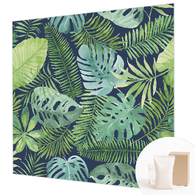 Vlies fotótapéta hálószobába Trópusi levelek