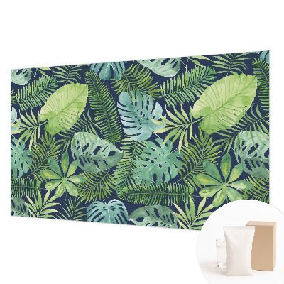 Vlies fotótapéta hálószobába Trópusi levelek