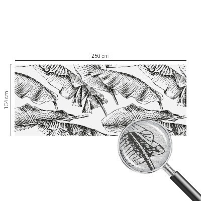 Vlies fotótapéta gyerekszobába Banánlevelek