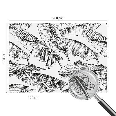Vlies fotótapéta gyerekszobába Banánlevelek