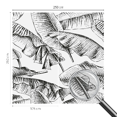 Vlies fotótapéta gyerekszobába Banánlevelek