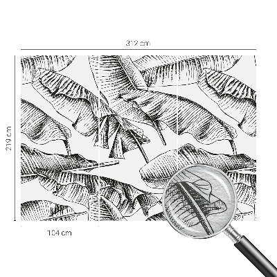 Vlies fotótapéta gyerekszobába Banánlevelek