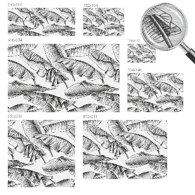 Vlies fotótapéta gyerekszobába Banánlevelek