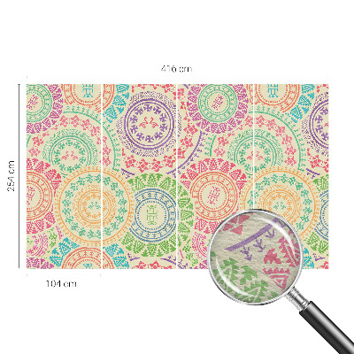 Poszter tapéta falra Színes mandalák