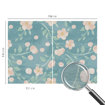 Fotótapéta nappaliba Virágos elegancia