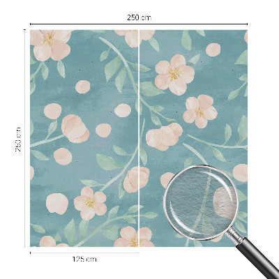 Fotótapéta nappaliba Virágos elegancia