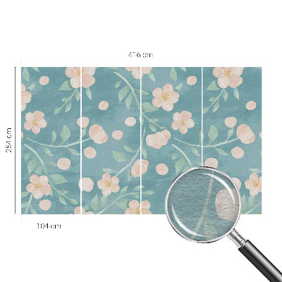 Fotótapéta nappaliba Virágos elegancia