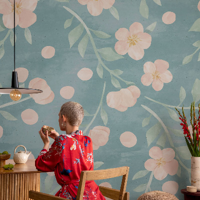 Fotótapéta nappaliba Virágos elegancia