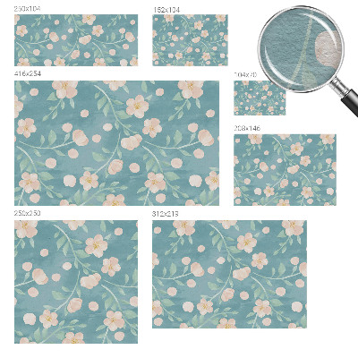 Fotótapéta nappaliba Virágos elegancia