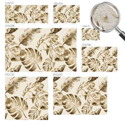 Fotótapéta méretre nappaliba Egzotikus növényvilág