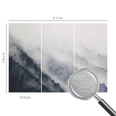 Dekoratív fotótapéta nappaliba Hegyi köd