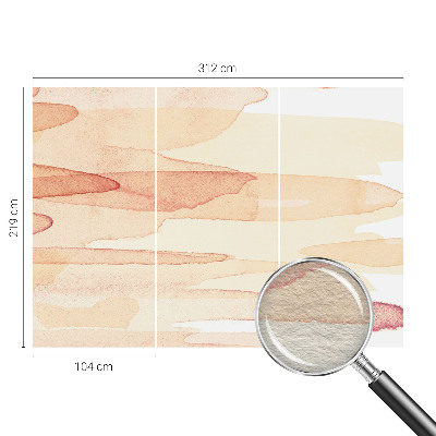 Óriás fotótapéta Pasztell ecsetvonások