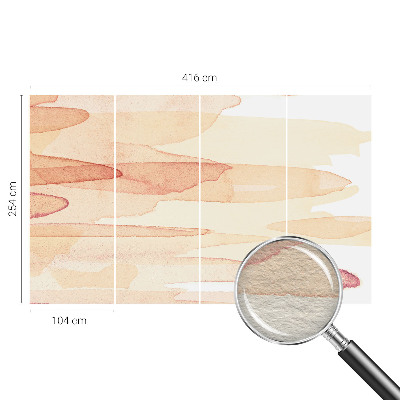 Óriás fotótapéta Pasztell ecsetvonások