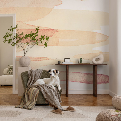 Óriás fotótapéta Pasztell ecsetvonások