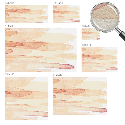 Óriás fotótapéta Pasztell ecsetvonások