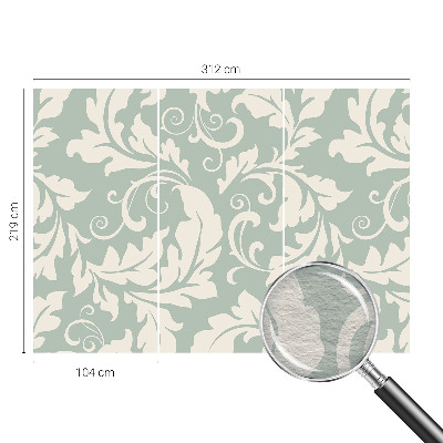 Vlies alapú fotótapéta Dekoratív levelek