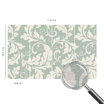 Vlies alapú fotótapéta Dekoratív levelek