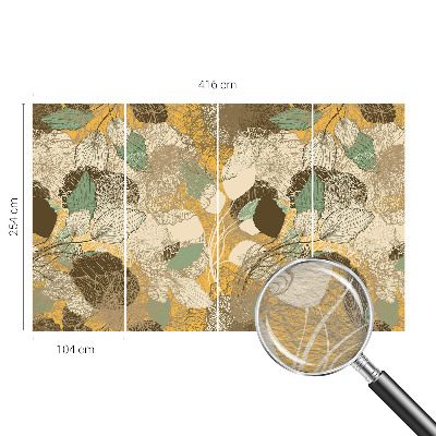 Nyomtatott vlies fotótapéta Növényi szépség