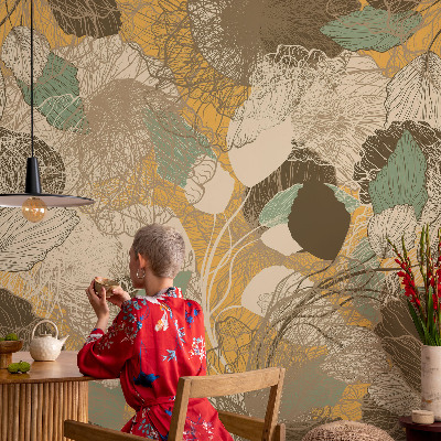 Nyomtatott vlies fotótapéta Növényi szépség