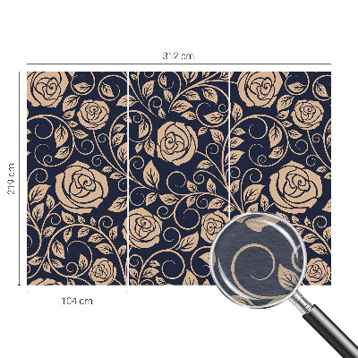 Poszter tapéta falra Romantikus virágok