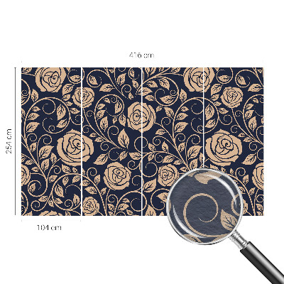 Poszter tapéta falra Romantikus virágok