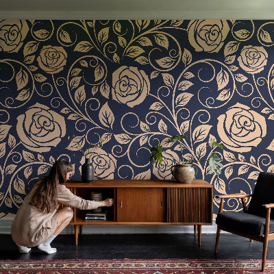 Poszter tapéta falra Romantikus virágok