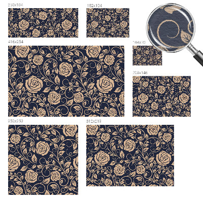 Poszter tapéta falra Romantikus virágok