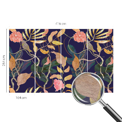 Fali poszter tapéta Növényi elegancia