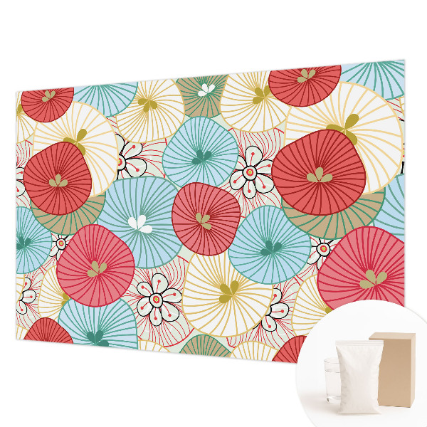 Fotótapéta hálószobába Virágminta