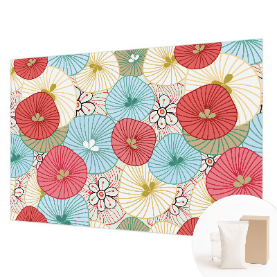 Fotótapéta hálószobába Virágminta