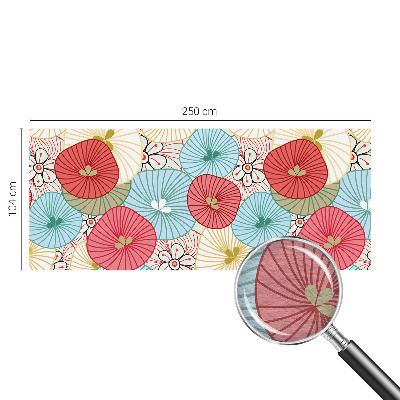 Fotótapéta hálószobába Virágminta