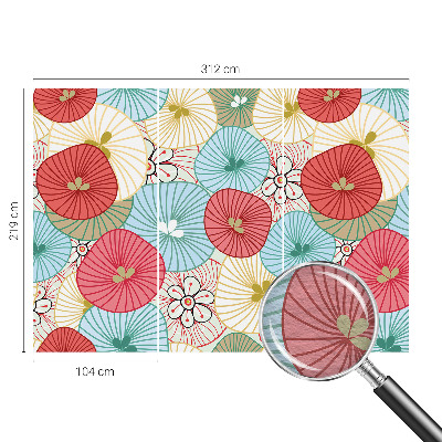 Fotótapéta hálószobába Virágminta