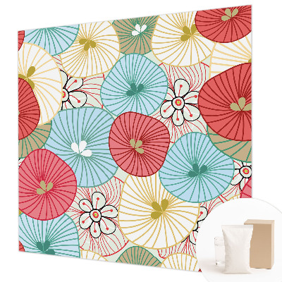 Fotótapéta hálószobába Virágminta