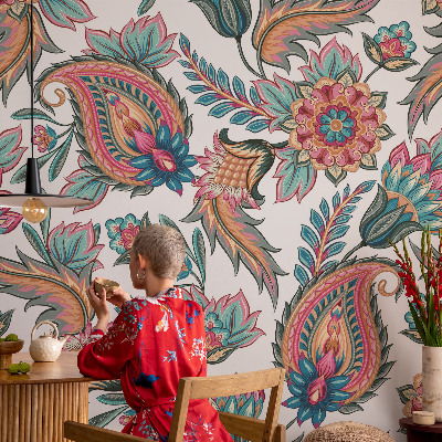 Fotótapéta méretre hálószobába Keleti minta