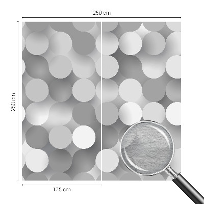 Modern fotótapéta méretre Szürke körök
