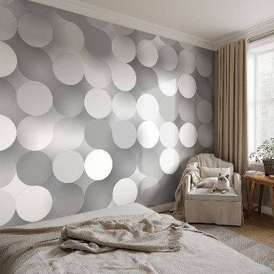 Modern fotótapéta méretre Szürke körök