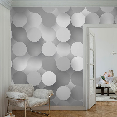 Modern fotótapéta méretre Szürke körök